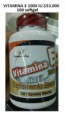 vitamina E  1000 IU    100 SOFTEL  $49000